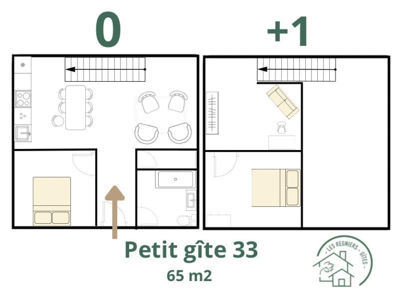 Les Regniers - 2 Gites Voisins Pour Familles Et Groupes Eynesse Exterior foto